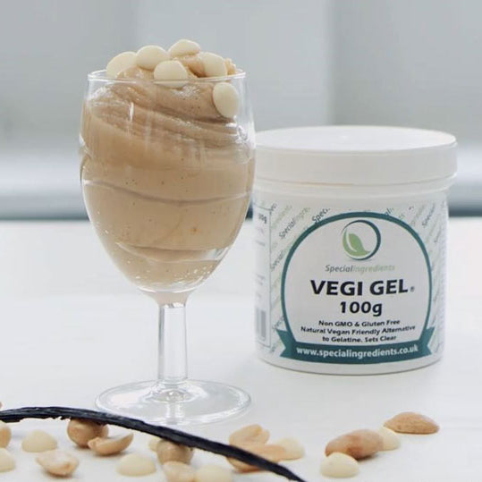 Peanut Butter Panna Cotta Recipe Using Special Ingredients Vegi Gel