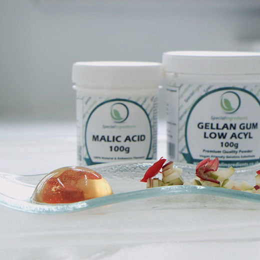 Apple Gel With Apple Blossom Recipe made with Special Ingredients Gellan Gum and Malic Acid