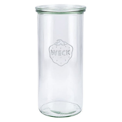Weck Straight jar 1550ml with lid and seals - diameter 100mm - pack of 6