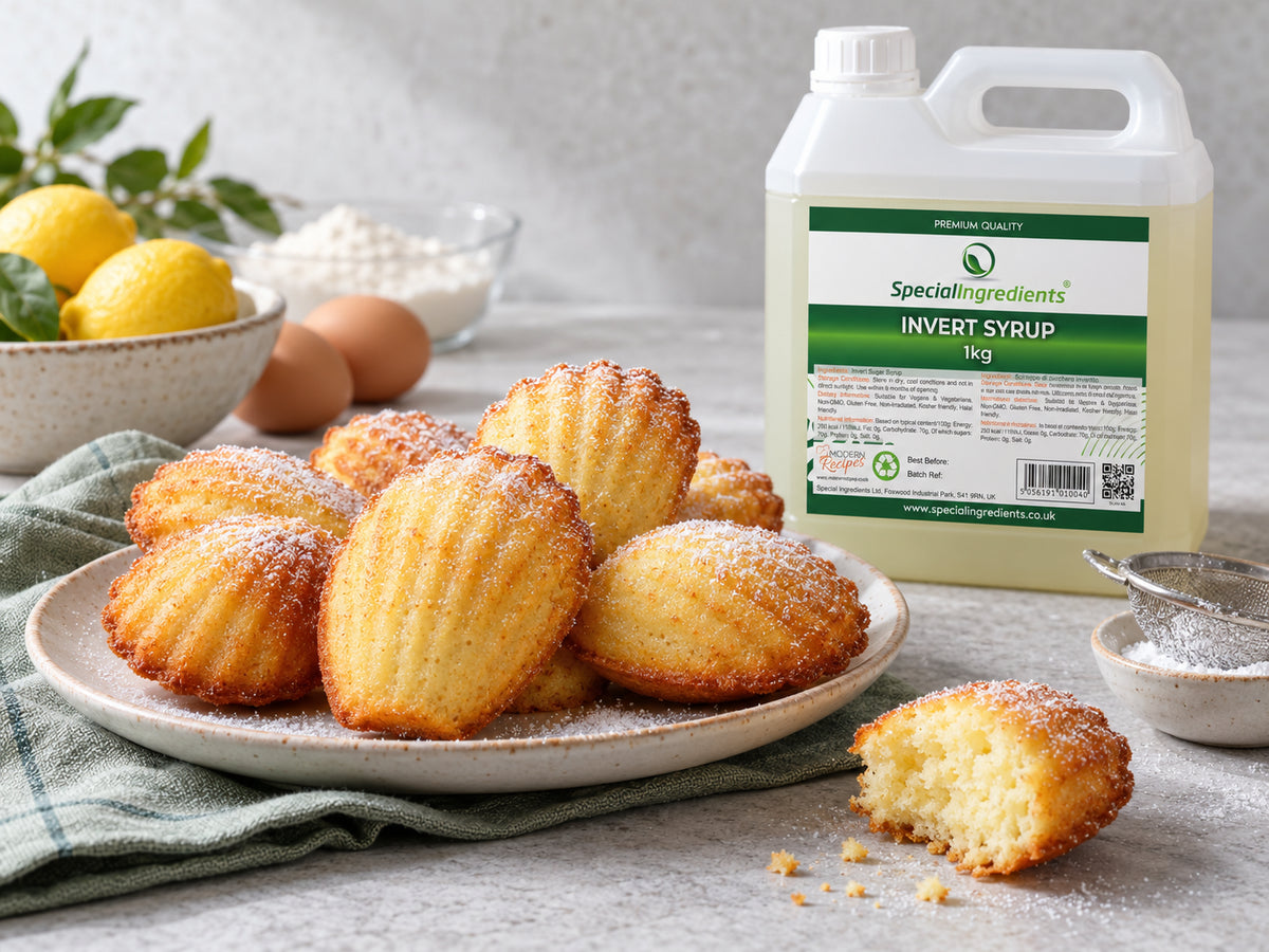 Madeleine con zucchero invertito