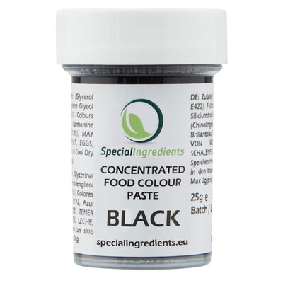 Black concentrated food colouring paste 25g