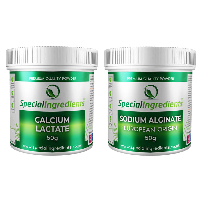 Calcium Lactate 50g & Sodium Alginate 50g - Special Ingredients