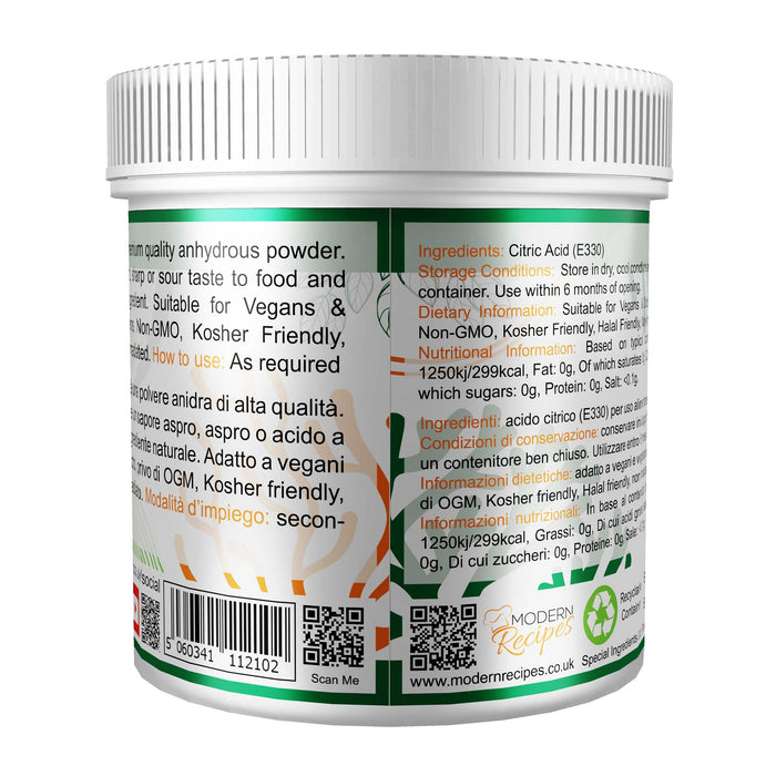 Citric Acid Powder 100g - Special Ingredients