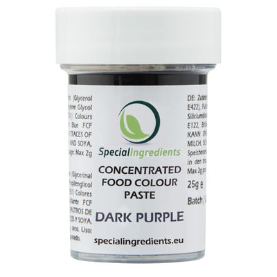 Corante alimentar concentrado roxo escuro em pasta 25g