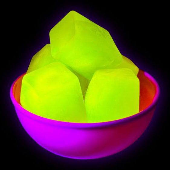 Glow In The Dark Ice Cubes Using Special Ingredients Easy Glow