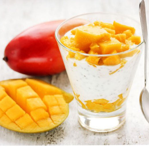 Mango Pudding dessert with Special Ingredients Agar Agar. 