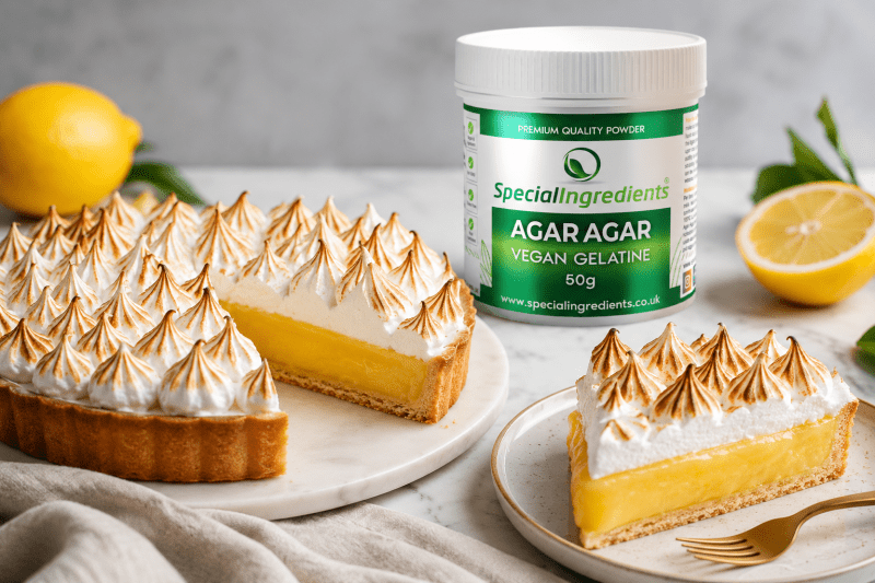 Torta Lemon Meringue con Agar Agar: la ricetta perfetta per un Lemon Curd stabile e cremoso - Special Ingredients