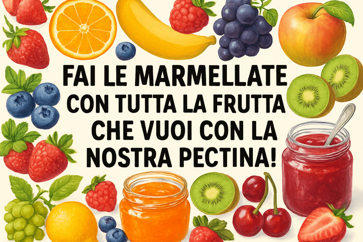 Fai le marmellate con tutta la frutta che vuoi con la nostra pectina! - Special Ingredients