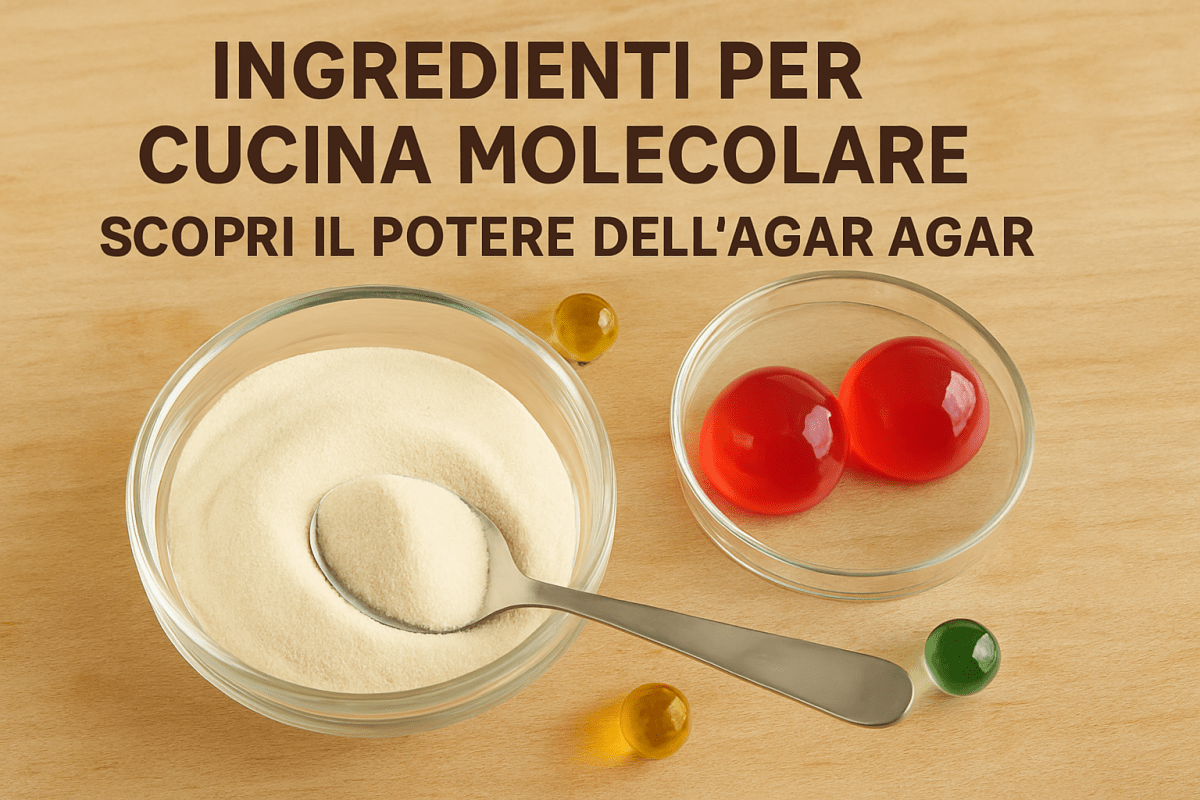 Ingredienti per cucina molecolare: scopri l'agar agar