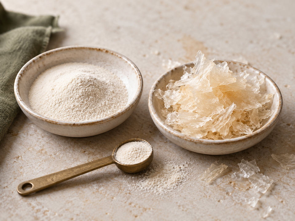 Agar agar in polvere e in scaglie: come lavorare con precisione