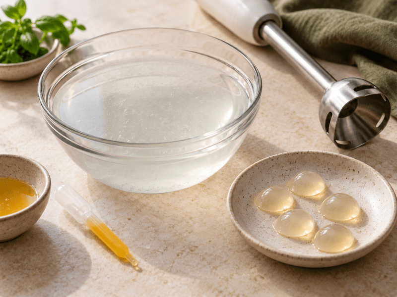 Alginato di sodio: risolvere grumi, bolle e sfere deformate - Special Ingredients
