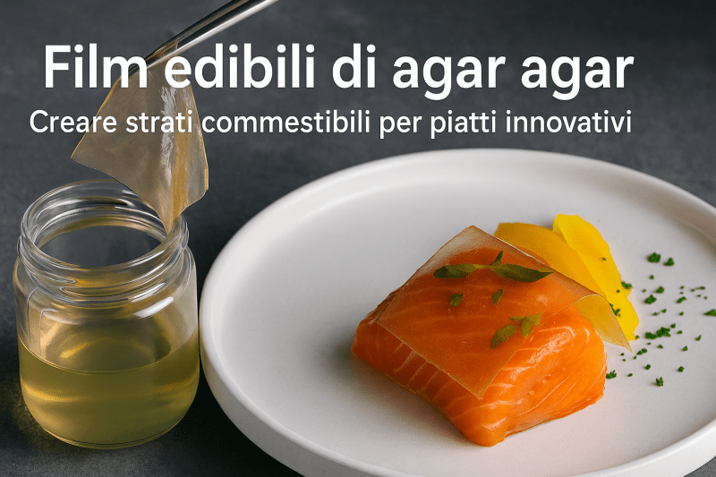 Film edibili di Agar Agar: come creare strati commestibili per piatti innovativi - Special Ingredients