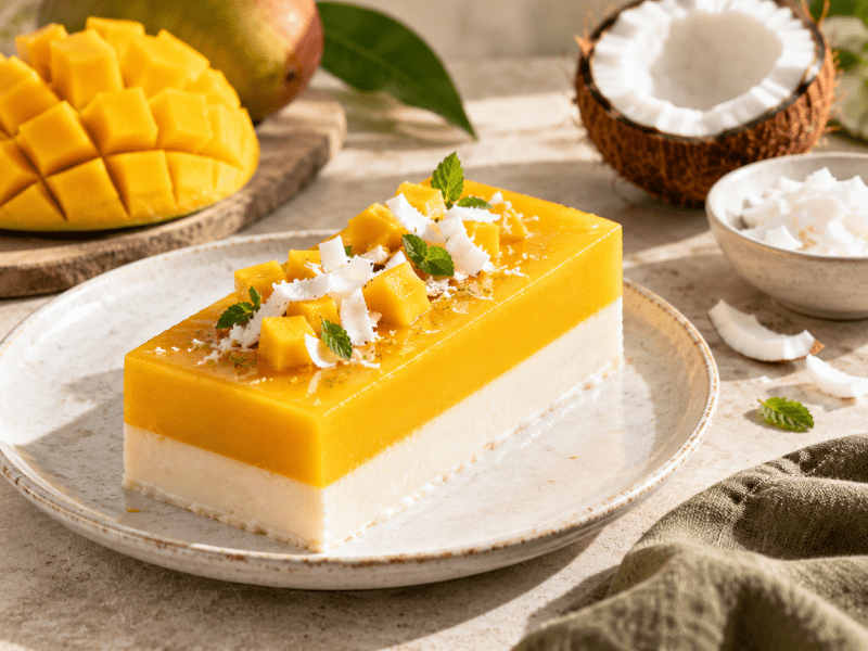 Terrina di mango e cocco con agar agar - Special Ingredients