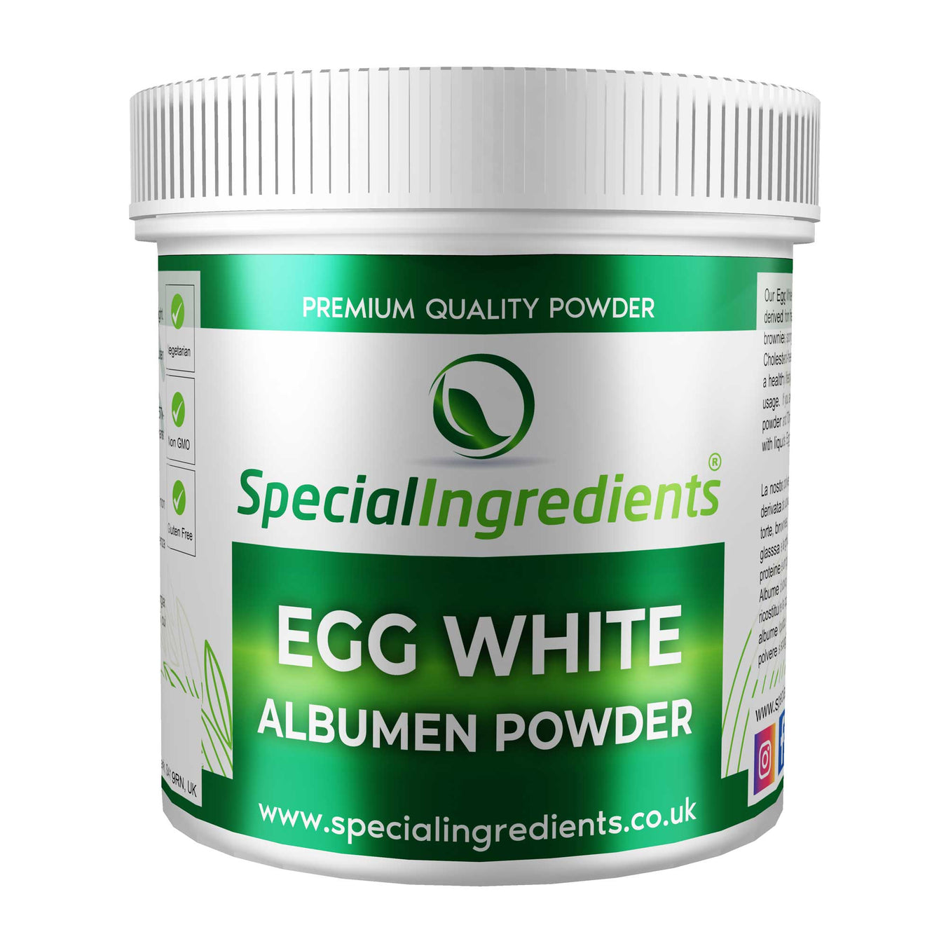 Egg White Albumen Powder - Special Ingredients