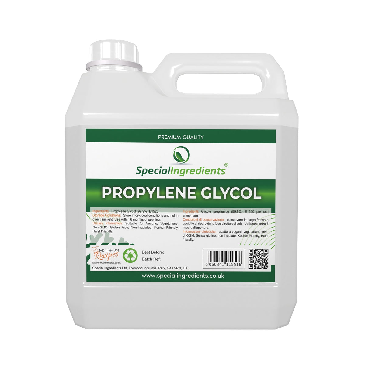 Glicole Propilenico USP Grado Farmaceutico 1000 Ml | Made In Italy | Artigiani Dello Svapo