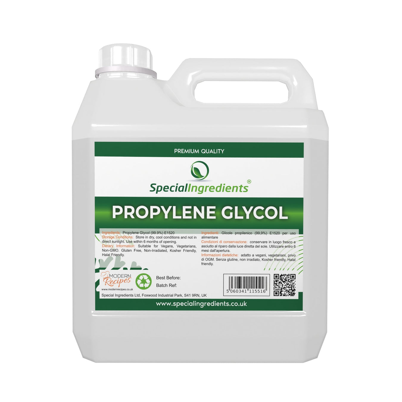 Propylene Glycol - Special Ingredients