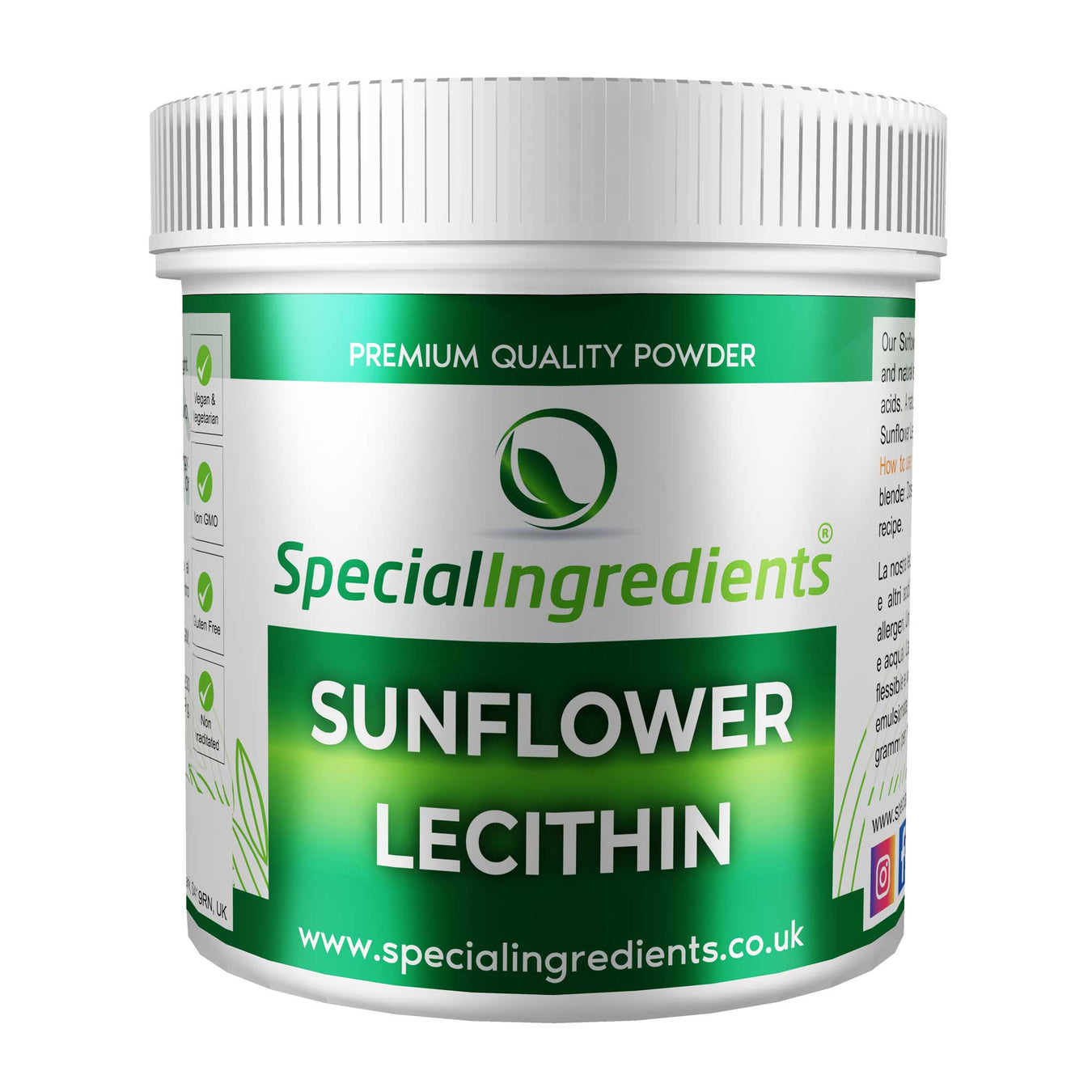 Sunflower Lecithin - Special Ingredients