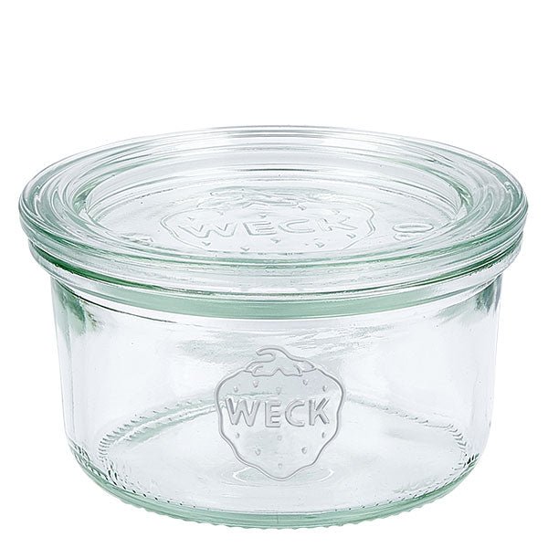 Weck Straight jar 165ml with lid and seals - diameter 80mm - pack of 12 - Special Ingredients - 1