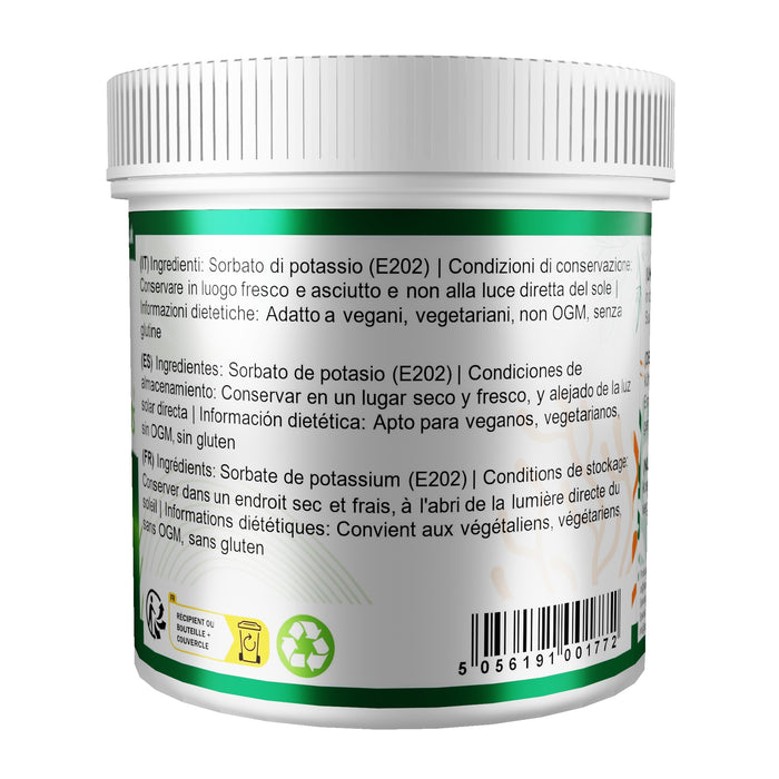 Sorbato di Potassio ( Inibitore di Muffe ) 500g