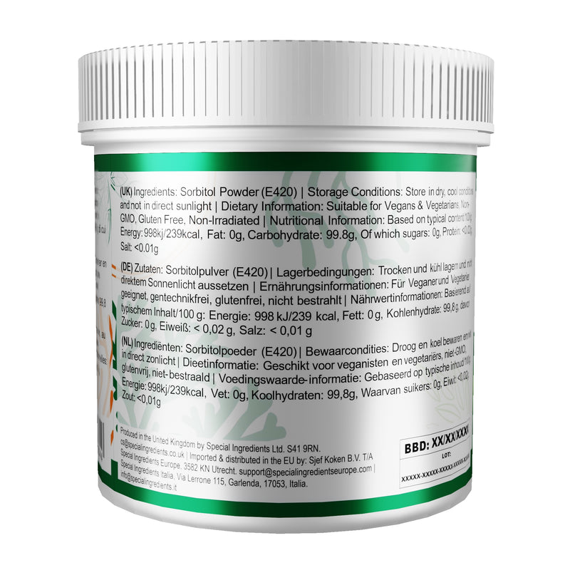 Sorbitol en poudre (qualité supérieure) 10 kg