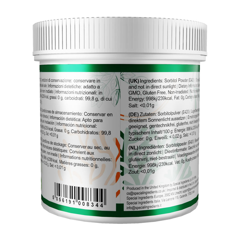 Sorbitol en poudre (qualité supérieure) 10 kg