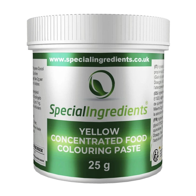 Colorante Alimentare Concentrato Giallo in Pasta 25g - Special Ingredients - 1