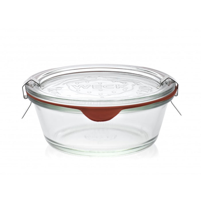 Barattolo Weck Gourmet 300 ml con coperchio e guarnizioni - diametro 120 mm - confezione da 6