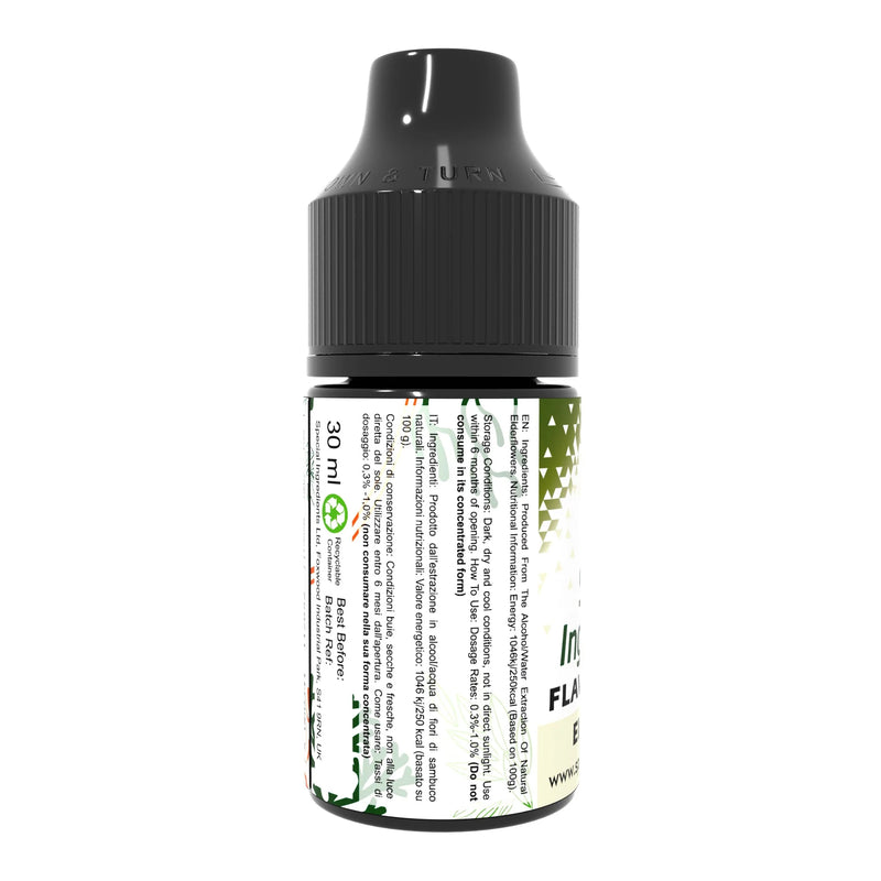 Aroma alimentare in gocce al Sambuco 30ml
