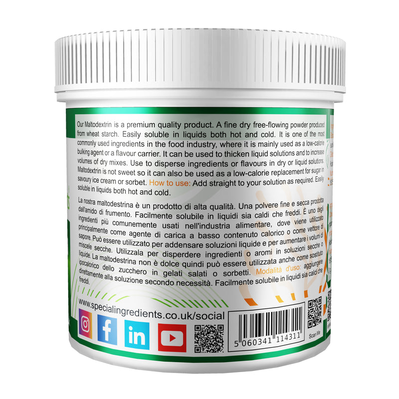 Maltodextrine de qualité supérieure 2,5 kg