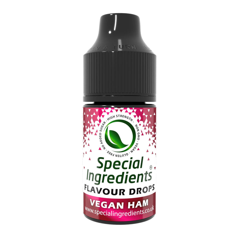Gouttes aromatisantes végétaliennes au jambon, 30 ml