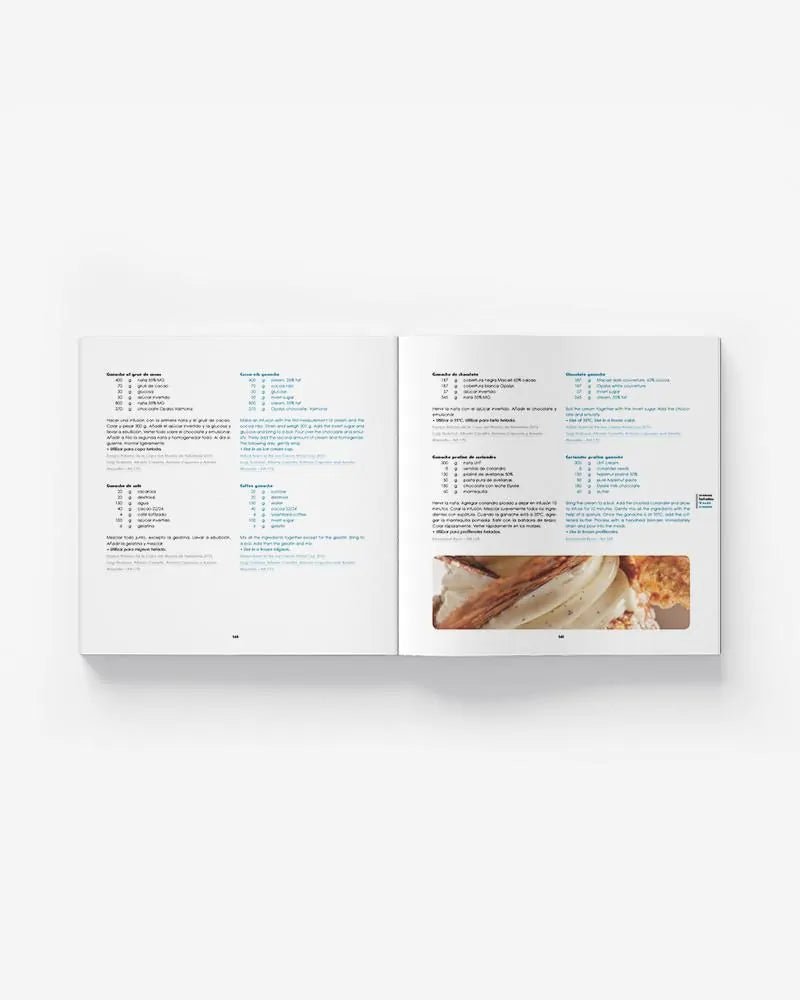 Livre de recettes de glaces artisanales - Éditions anglaise et espagnole