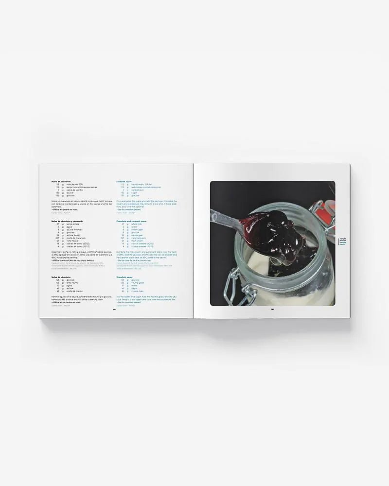 Livre de recettes de glaces artisanales - Éditions anglaise et espagnole