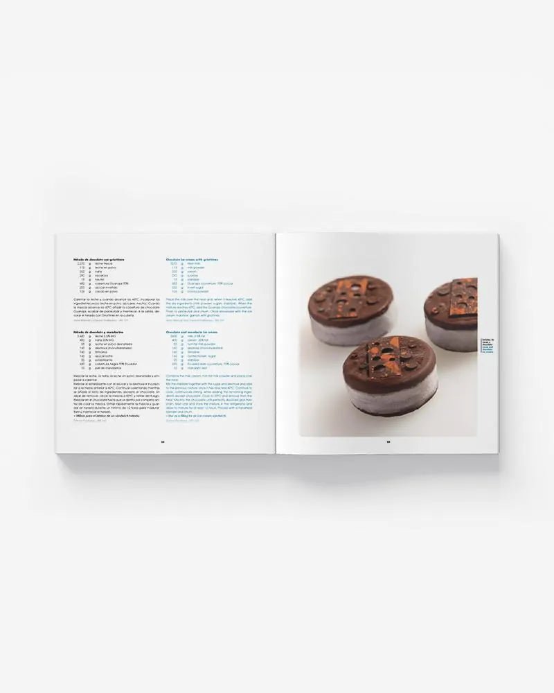 Livre de recettes de glaces artisanales - Éditions anglaise et espagnole