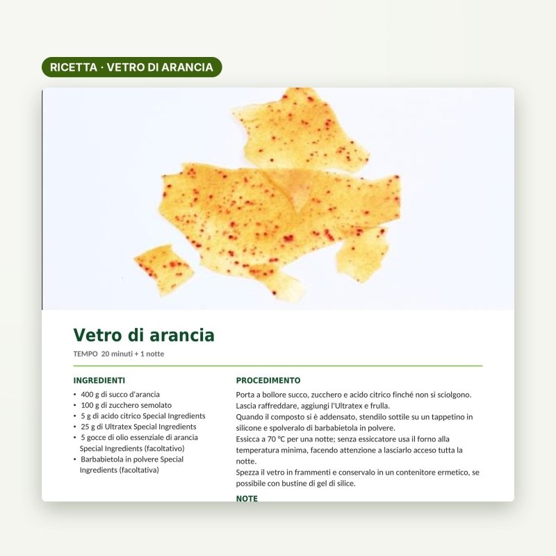 Cucina Molecolare – Ricettario Special Ingredients - Ebook PDF