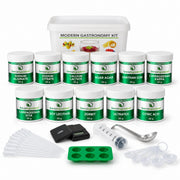 Kit cucina molecolare con etichette attuali e ingredienti da 50 g