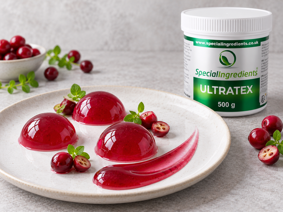 Gel fluido di mirtillo rosso americano — preparazione con confezione attuale Special Ingredients