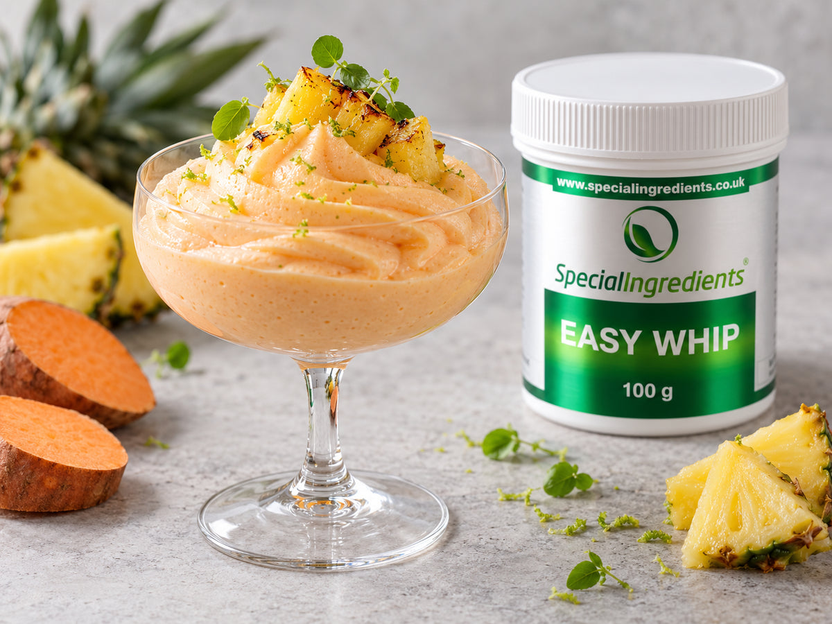 Espuma de batata y piña