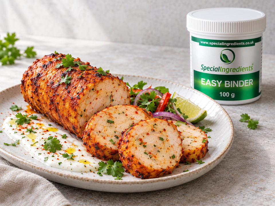 Boudin di pollo tandoori con Easy Binder — preparazione con confezione attuale Special Ingredients