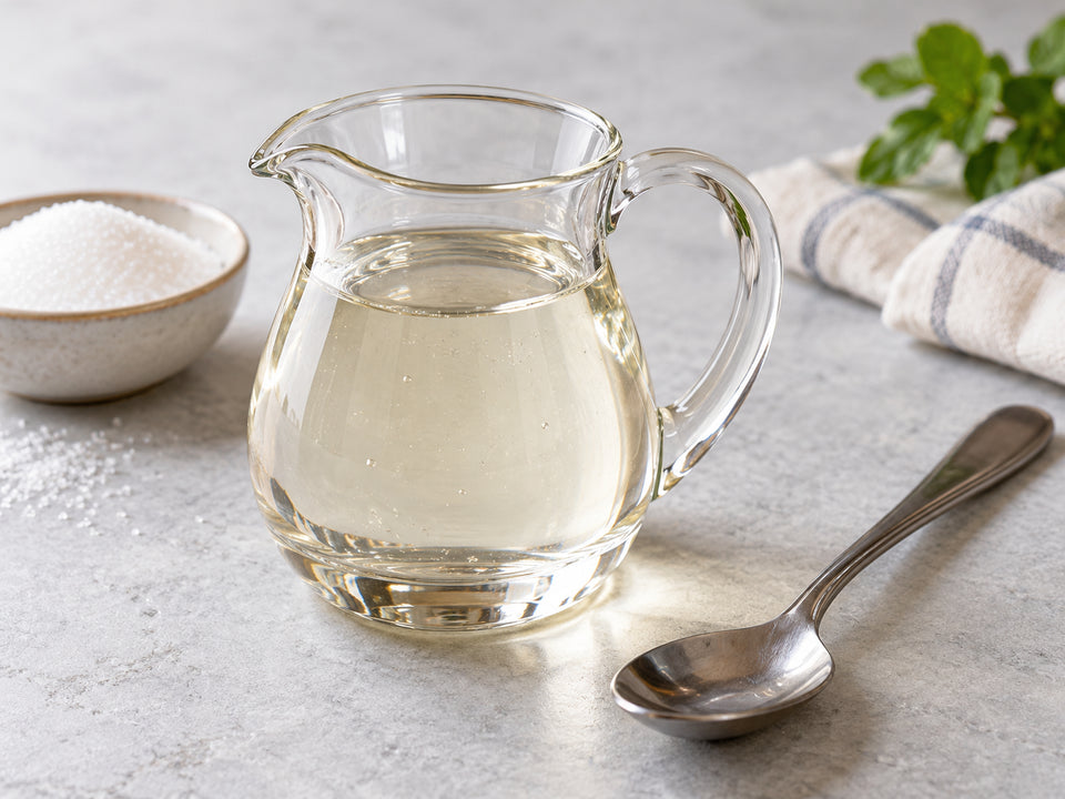 Sciroppo di zucchero semplice — preparazione con confezione attuale Special Ingredients