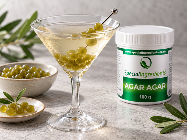 Olive pearls for a Dirty Martini