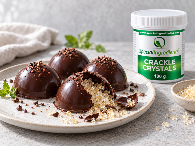 Gusci di cioccolato con Crackle Crystals