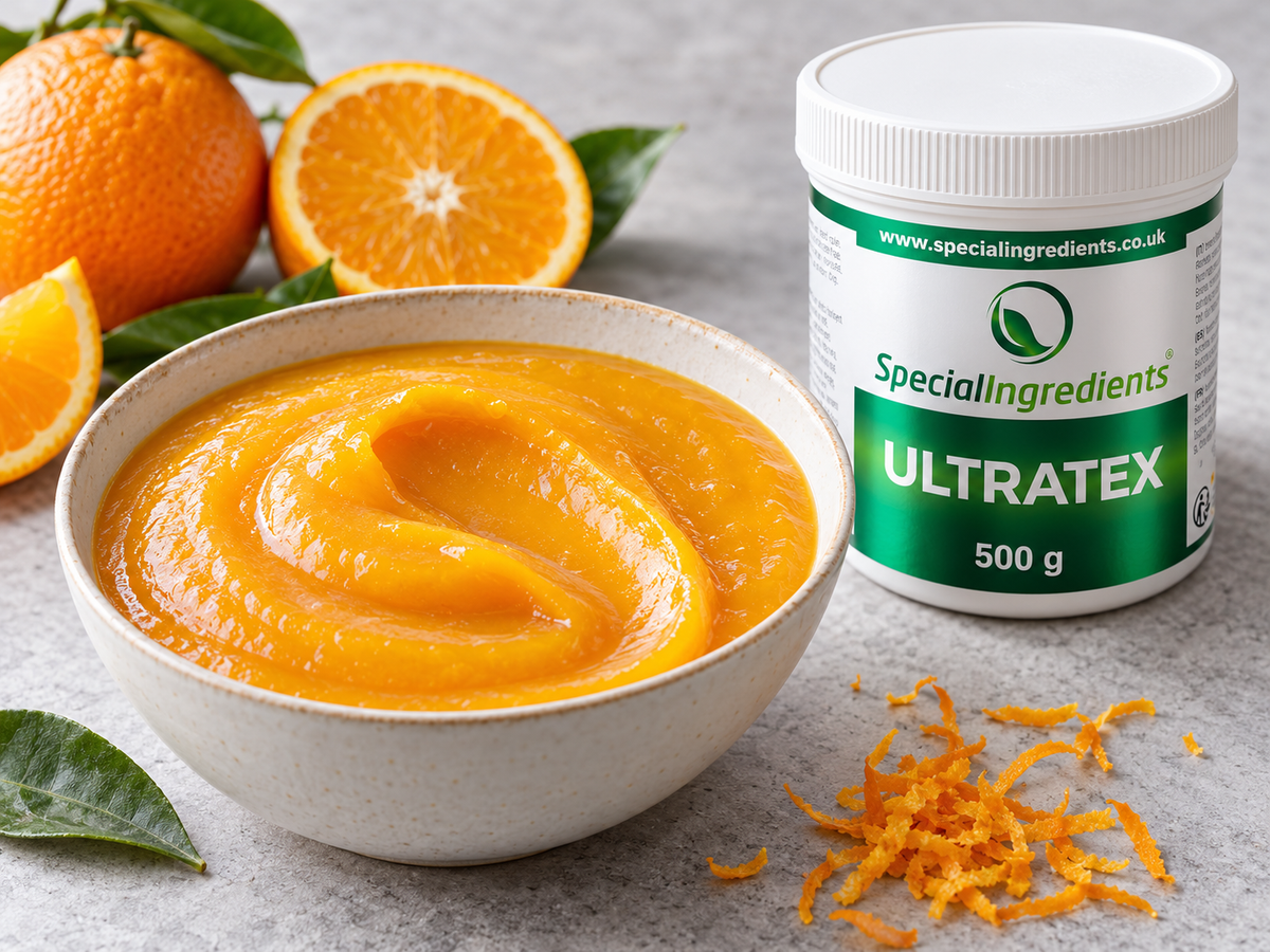 Puré de laranja com Ultratex