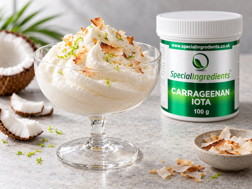 Mousse di cocco al sifone — preparazione con confezione attuale Special Ingredients