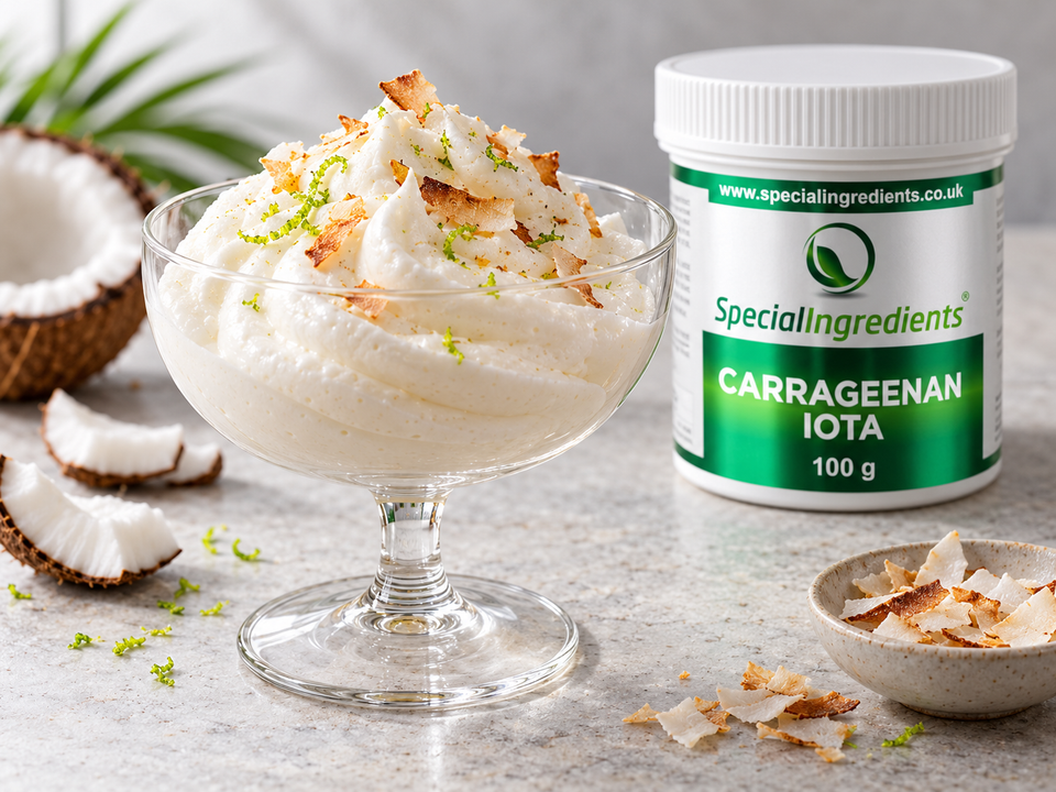 Mousse di cocco al sifone — preparazione con confezione attuale Special Ingredients