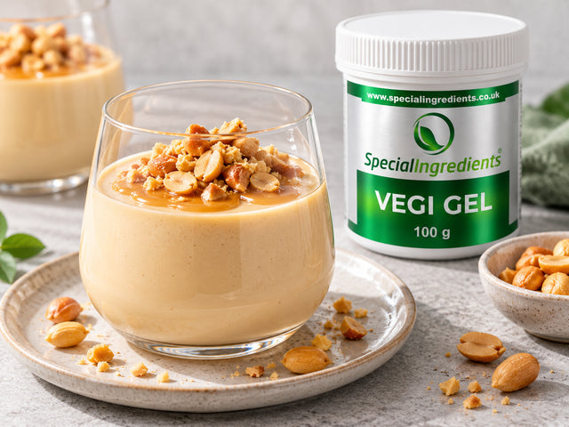 Panna cotta au beurre de cacahuète