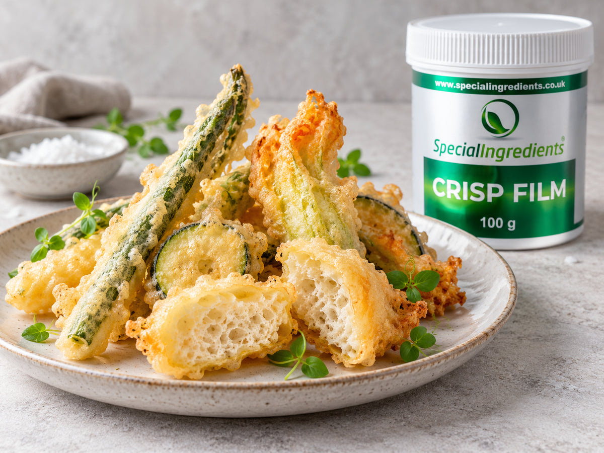 Pastella per tempura gasata al sifone