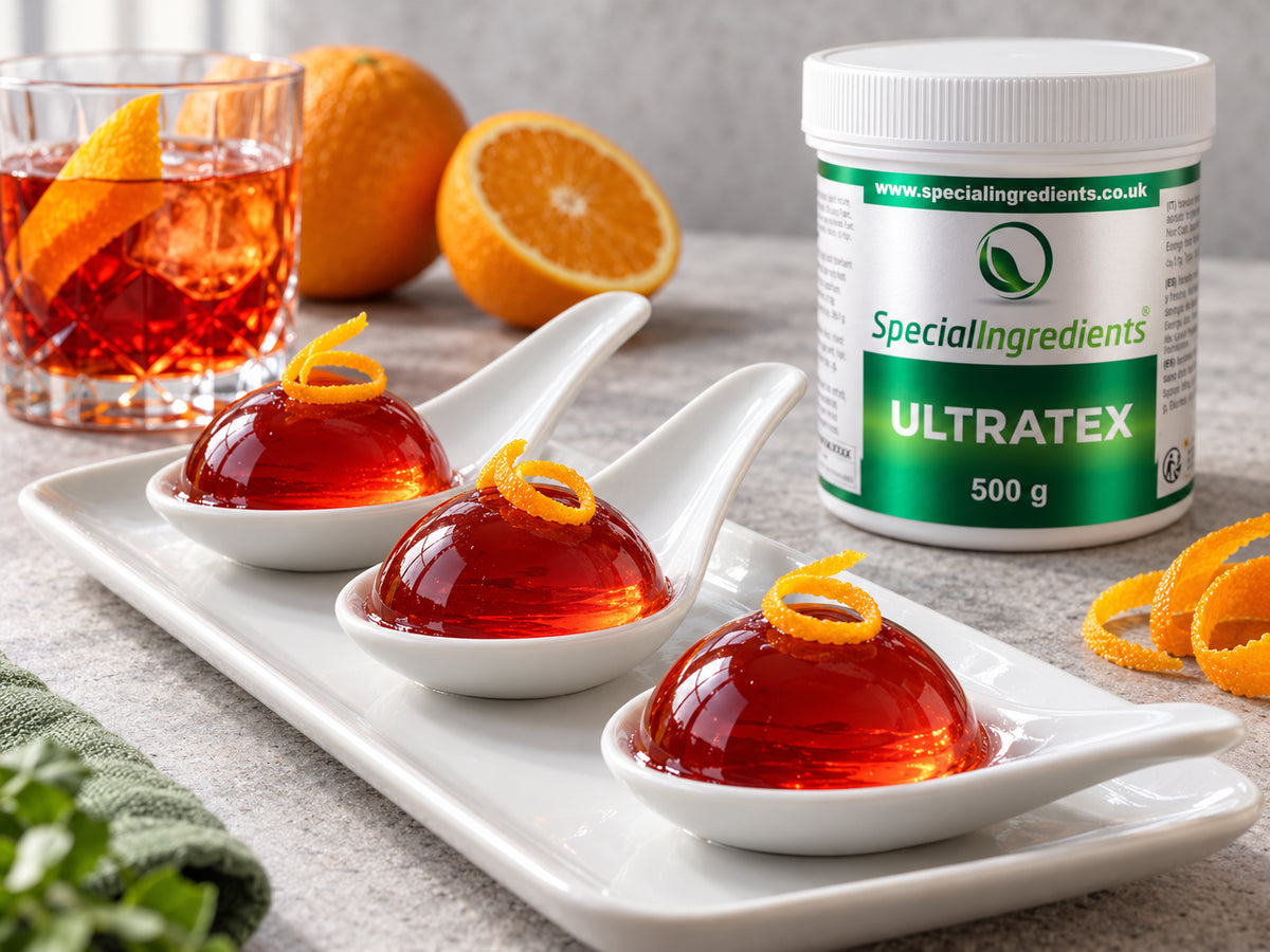 Gel de cóctel Negroni