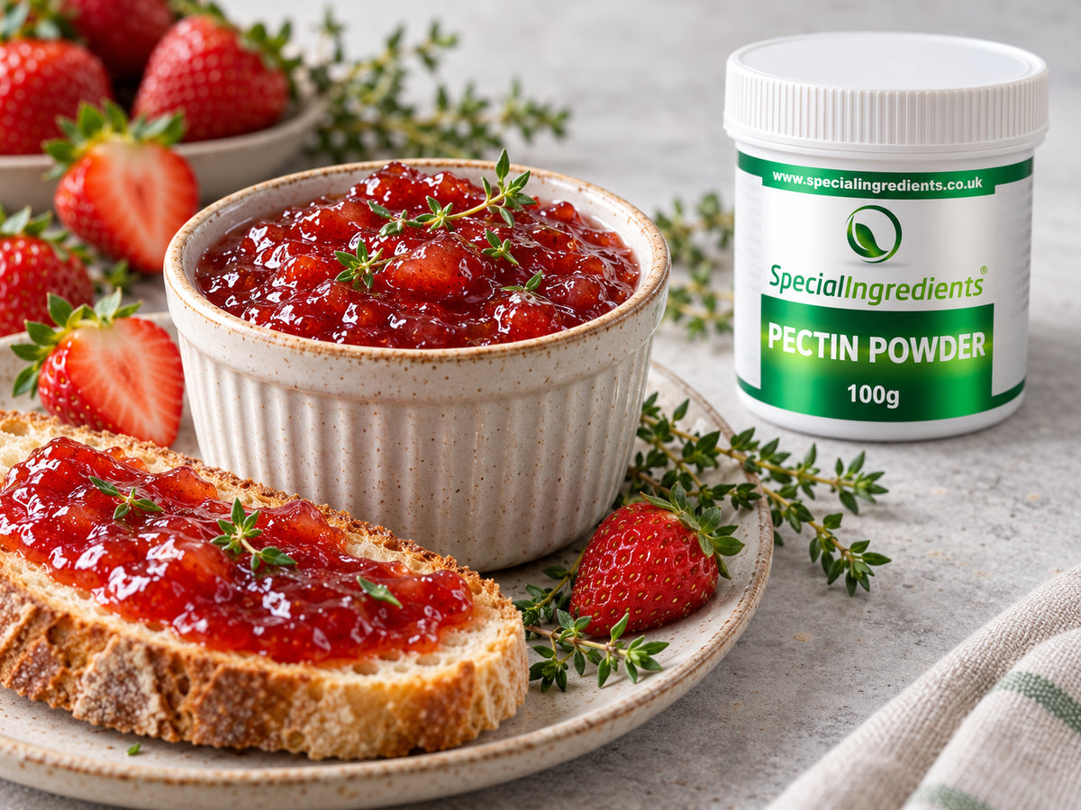 🍓Compota de morango e tomilho com pectina