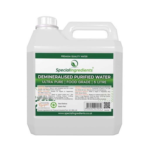 Demineralised Purified Water 10 Litre - Special Ingredients