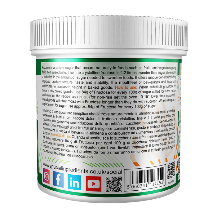 Fructose ( Premium Quality ) 500g - Special Ingredients
